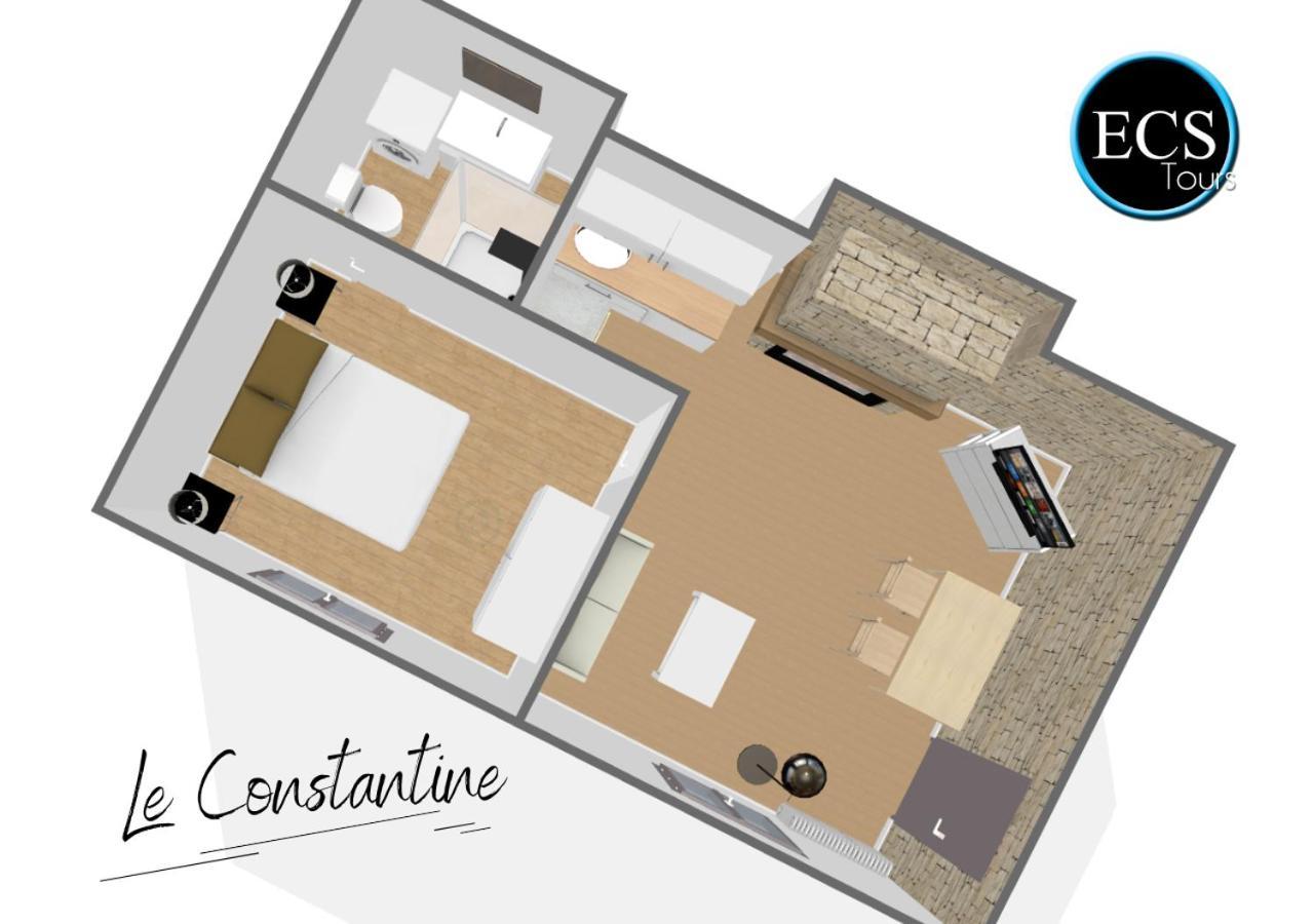 Apartament Le Constantine - Quartier Historique - Charme & Ancien Tours Zewnętrze zdjęcie